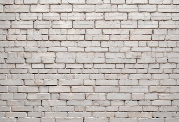 Obraz premium Brick wall texture with a seamless pattern of white bricks creating a unique and modern background for various images, abstract pattern., modern background, minimalist decor