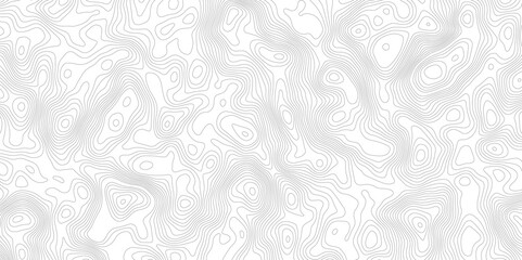Modern design with White background with topographic wavy pattern design.paper texture Imitation of a geographical map shades. topography line map. Vintage outdoors style.