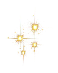 Obraz premium PNG A vector glowing gold light effect lights background lighting.