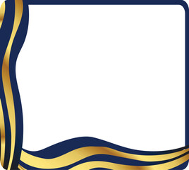 gold certificate of appreciation border template with luxury badge and modern line and shapes. good For award, certificate, business, education, diploma, template, banner, poster, ads and social media