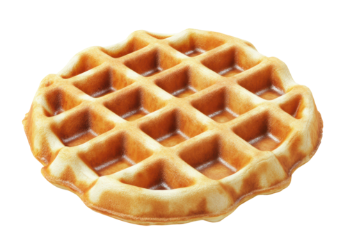 Waffle bakery transparent PNG isolated on white background. - Powered by Adobe