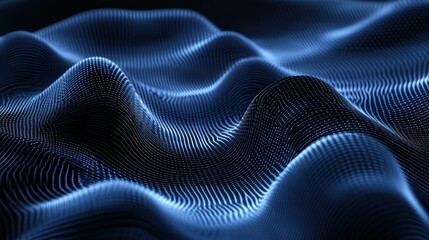 blue light digital effect corporate concept, featuring sleek glowing lines, dynamic geometric patterns, and futuristic overlays, 