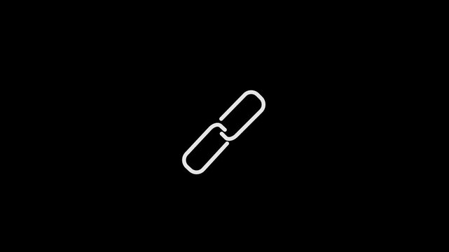 Chain link internet url Hyperlink dark background. connection, linkage, networking. Ideal for Security digital media, technology presentations, or websites, emphasizing connectivity and relationships