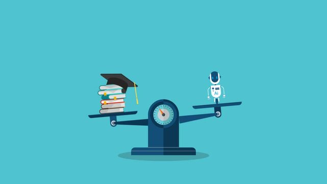 Education and artificial intelligence on scales.	