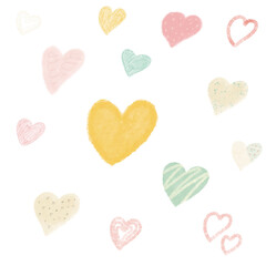 heart, love, valentine, pattern, vector, hearts, seamless, 