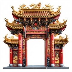 Fototapeta premium chinese temple in the park