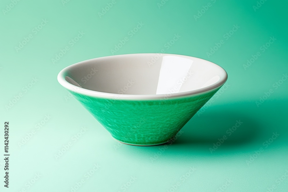 Poster A minimalist depiction of a clean white funnel on a soft pastel background, with smooth and simple curves