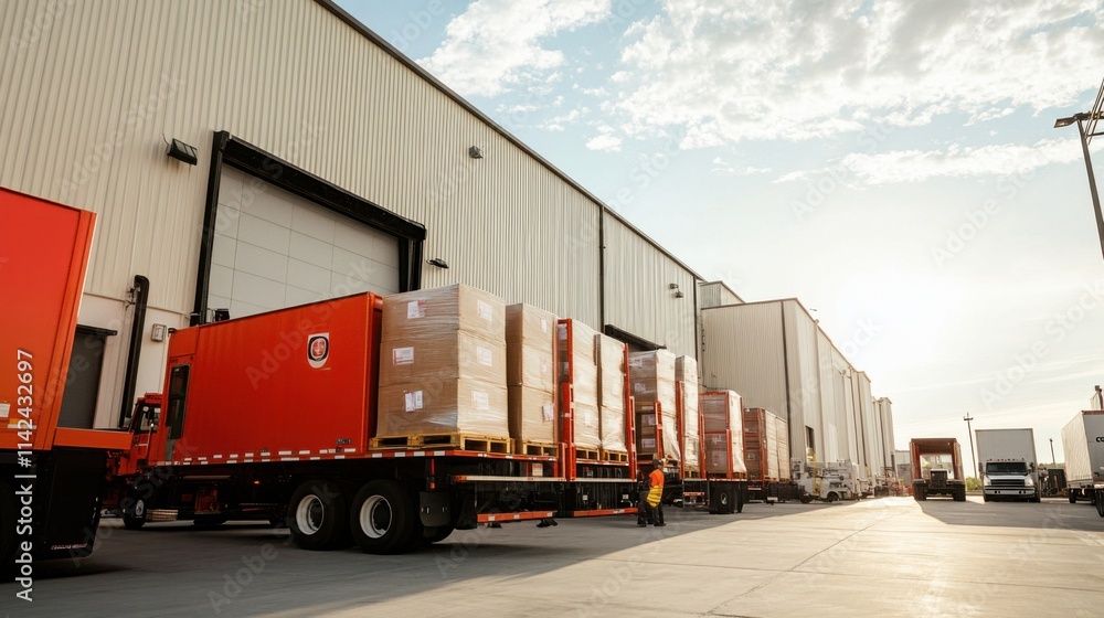 Poster cargo operations: cargo operations optimize freight handling, projecting efficiency and reliability 