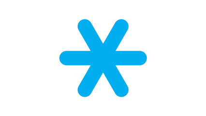 blue snowflake icon
