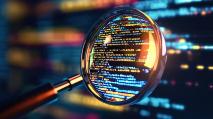 Exploring data analysis techniques digital workspace infographic technology close-up innovation