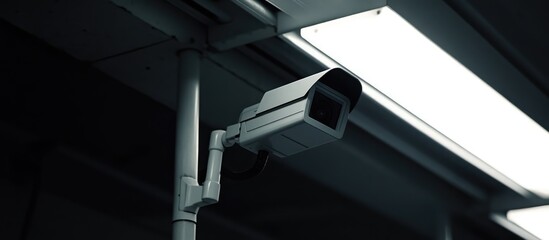 Indoor CCTV security camera installation for improved crime prevention and monitoring safety in commercial and residential spaces