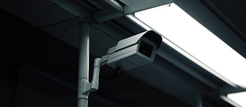 Indoor CCTV security camera installation for improved crime prevention and monitoring safety in commercial and residential spaces