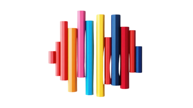 Abstract diagram, transparent background