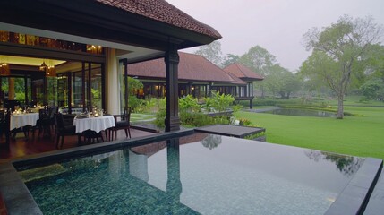 Luxury Villa with Stunning Pool and Tropical Garden Nestled in a Tranquil Oasis