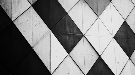 A minimalist black-and-white geometric triangle pattern, emphasizing simplicity and elegance