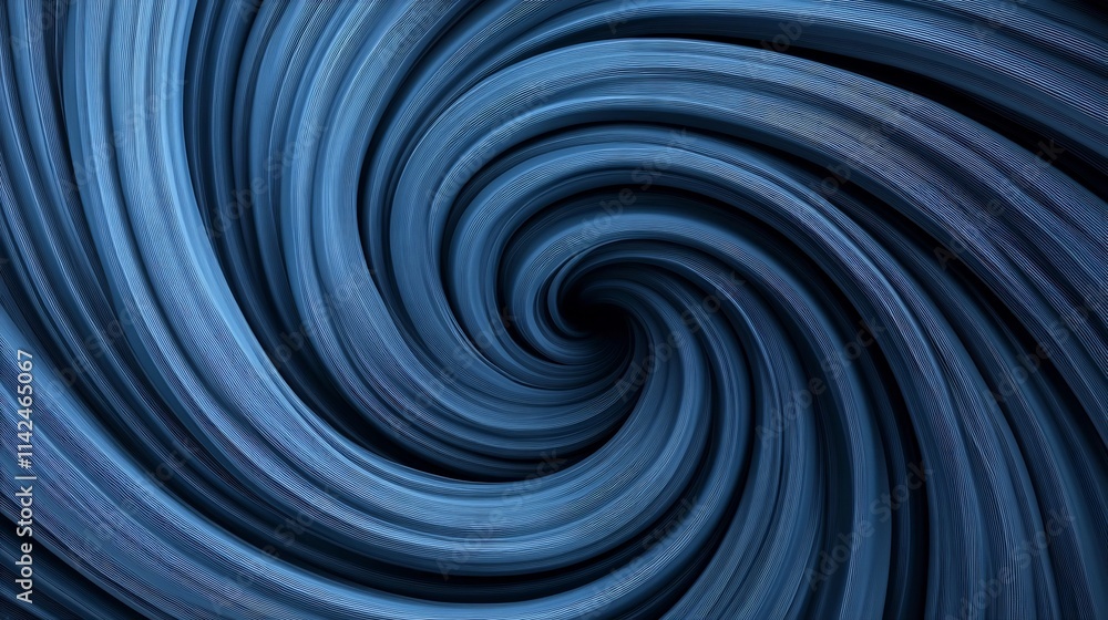 Aufkleber mesmerizing swirls of blue - elegant abstract background with ample copy space