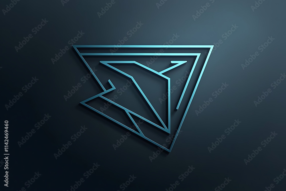 Poster 3d triangular vector minimal abstract background design abstract poster geometric design vector illu