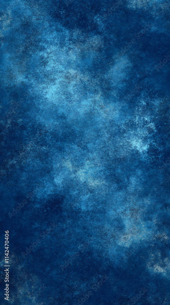 Poster vintage charm: deep blue textured background with a subtle distressed effect, ideal for easter proje