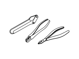 Nail Clipper Silhouette Vector