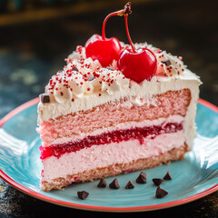 cake with cherry