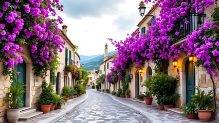 Art beautiful old town