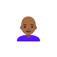 Bald Person Emoji  
