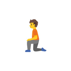 Person Kneeling Emoji  

