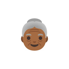 Elderly Woman Emoji  
