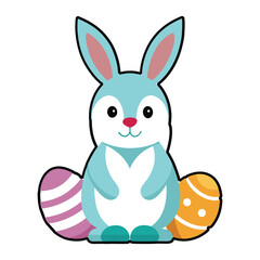 Easter bunny vector1.eps
