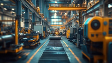 Inside a Modern Industrial Factory: A Glimpse into Manufacturing and Production Processes