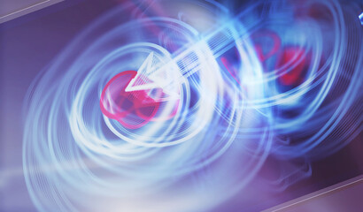 Target business strategy symbol digital concept 3d illustration