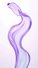 Fototapeta premium Abstract Purple Liquid Swirl Design