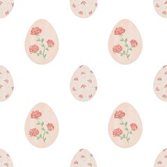 Easter eggs pattern, eggs pattern, watercolor eggs pattern, easter pattern, seamless pattern, easter design, kitchen, kids, wallpaper, easter holiday