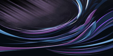 Dark wide abstract background. Vector illustration