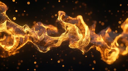 Golden World Illustration Featuring Elegant Metallic Tones and Luxurious Details