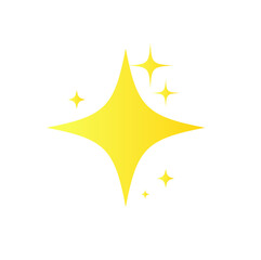 Star vector isolated icon. Golden Stars isolated on white background. Vector Star. Stars vector icons.