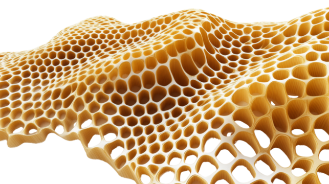 Honeycomb, transparent background