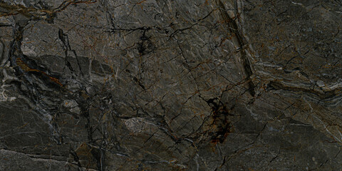 Black marble stone texture, ceramic tile surface