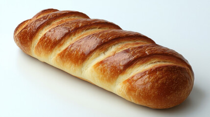 Freshly baked baguette with golden crust and soft interior, perfect for sandwiches or as side. This delicious bread adds warmth to any meal