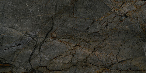 Black marble stone texture, ceramic tile surface