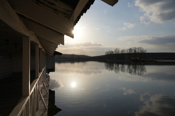 bridge over the river