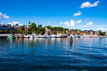 Stockholm view from the boat. Sweden