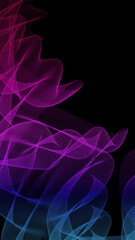 Gradient abstract lines background