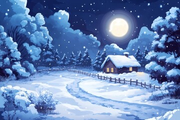 winter christmas background