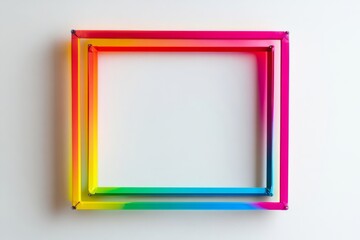 Colorful layered frames create a vibrant, dynamic backdrop for creativity and design, perfect for showcasing artistic innovations.