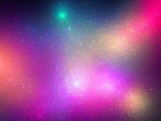 Fototapeta premium A vibrant abstract background filled with colorful lights