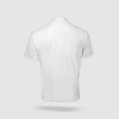 white isolated shirt Mockups Design, background generative ai.