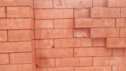 red brick wall