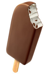 Vanilla Popsicle with Crunchy Chocolate Skimo Bites