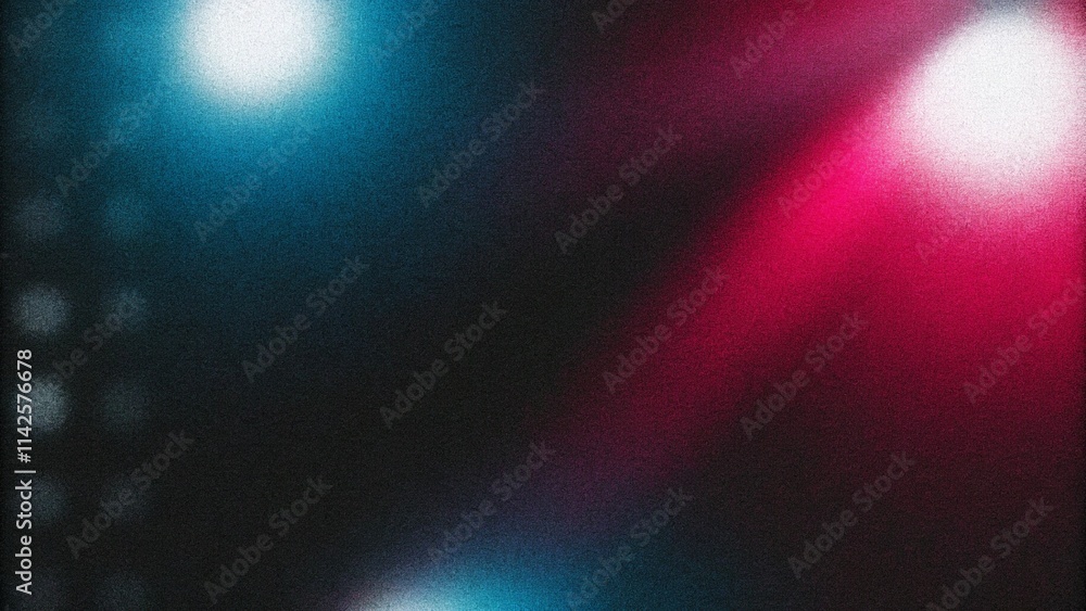 Poster abstract pink and sky blue noise texture color gradient. multicolor gradient background. black blue 